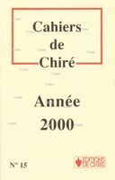 Cahiers de Chiré N° 15. Année 2000  