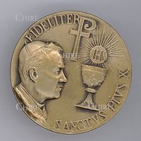 Médaille à l´effigie de Saint Pie X  